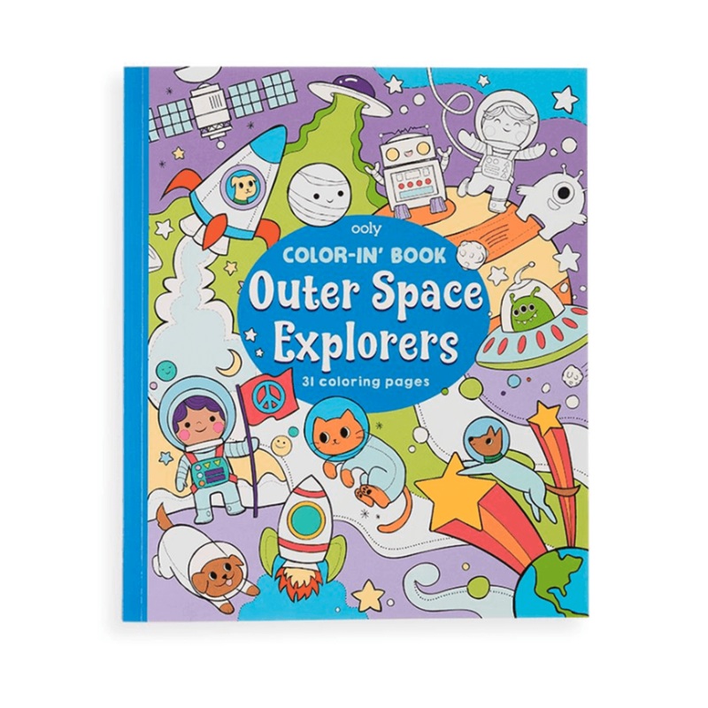 Color-in’ Book – Outer Space Explorers