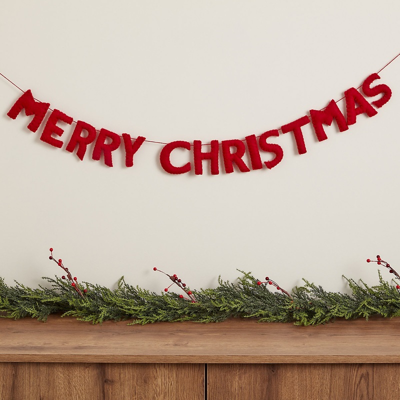 1830mm Christmas garland – Red