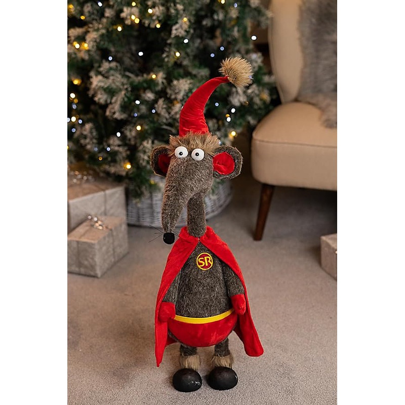 Wooden Christmas Village Scene with Snowflake Arch – 8 Warm White LED Lights, Battery Operated