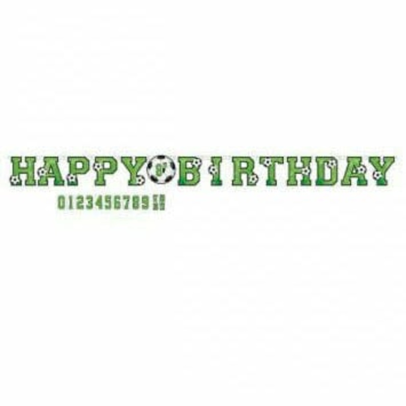Soccer Custom Bday Banner