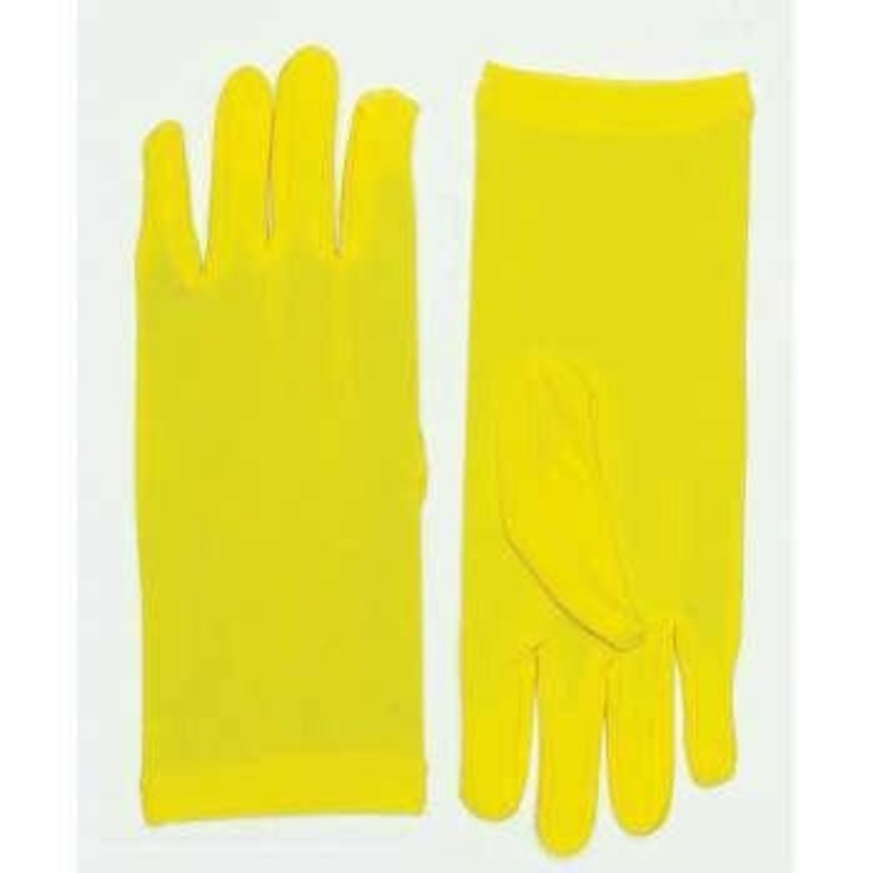 YELLOW SHORT GLOVES