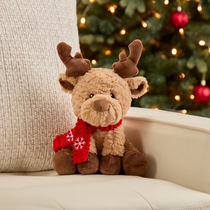 Sitting Christmas Reindeer Plush toy – Brown