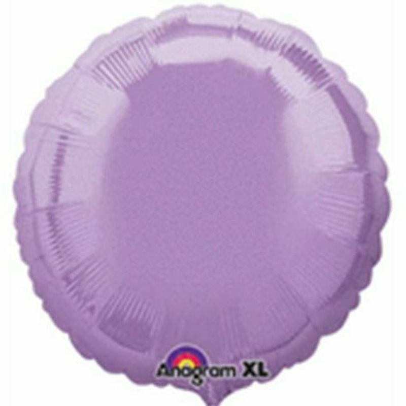 064 17″ Lavender Pearl Circle Foil