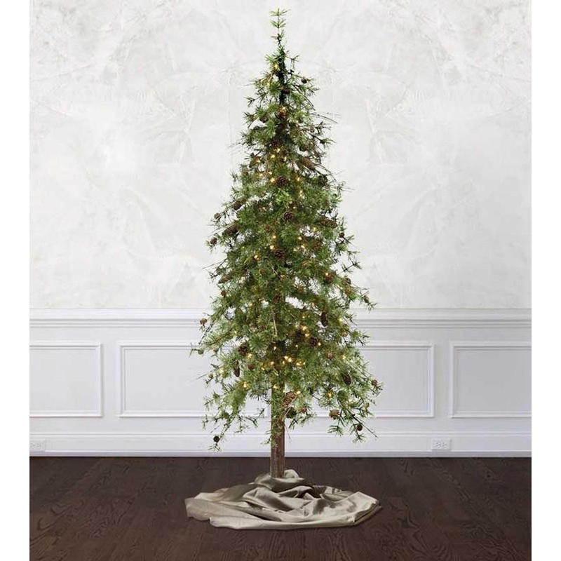 7′ Rustic Alpine Tree – Clear LED