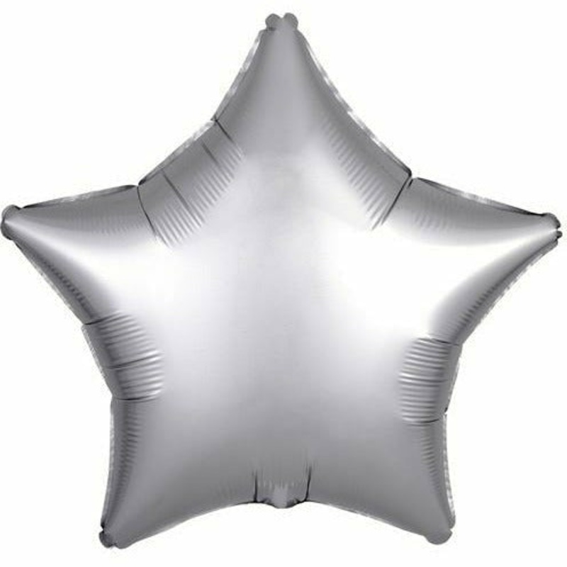 001 19″ Platinum Star Foil