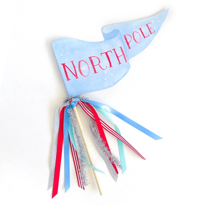 “North Pole” Party Pennant