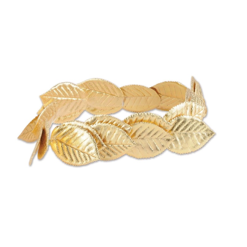 12 Pack Beistle Fabric Roman Laurel Wreath- Deluxe