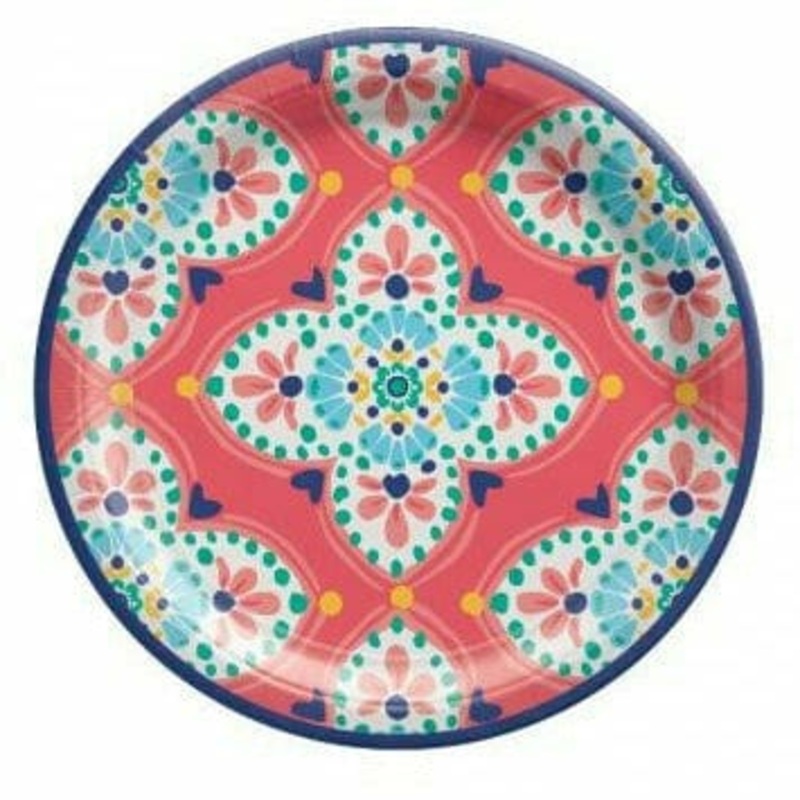 Boho Vibes 7″ Round Plates J10