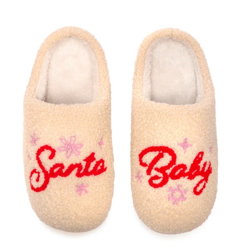 “Santa Baby” Slippers – 2 Size Options
