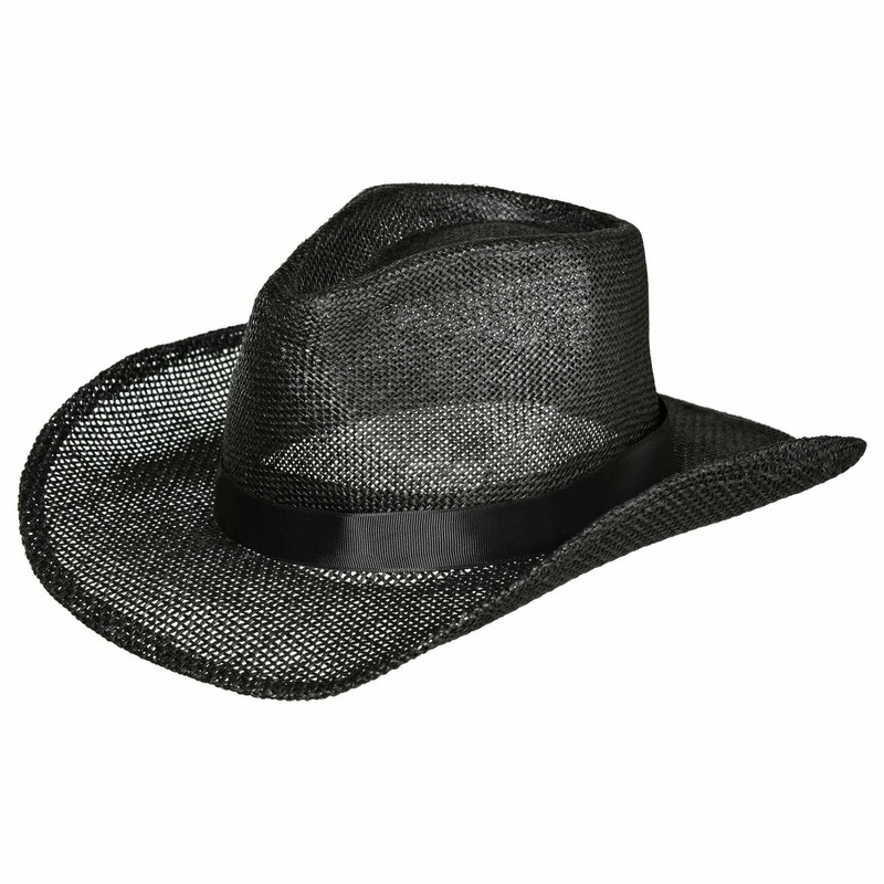 Straw Cowboy Hats – Assorted Colors