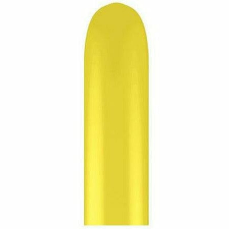 Yellow 260Q 2″ x 60″ Latex Balloons