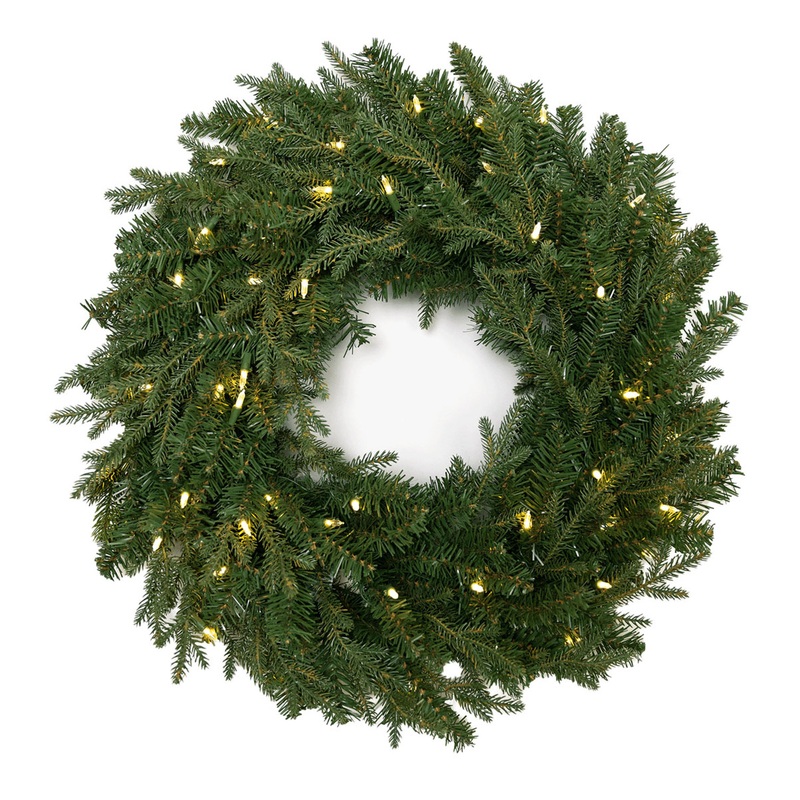 36″ Cumberland Fir Wreath – Unlit