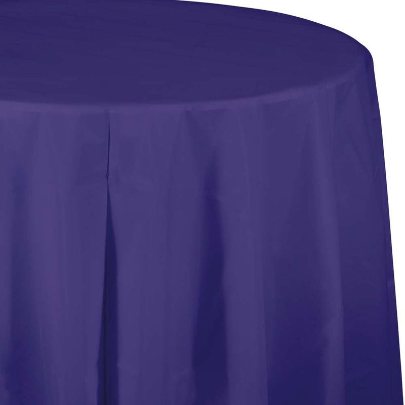 82″ Purple Table cover, Octy Round
