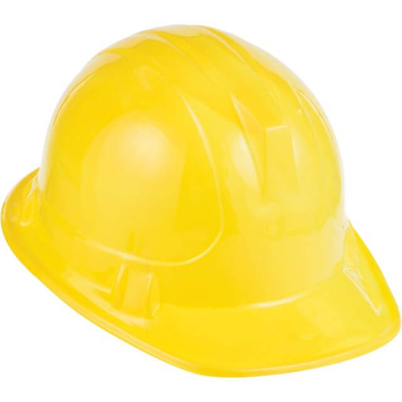Access Under Construction Child Size Plastic Hat Yellow 1 Ct