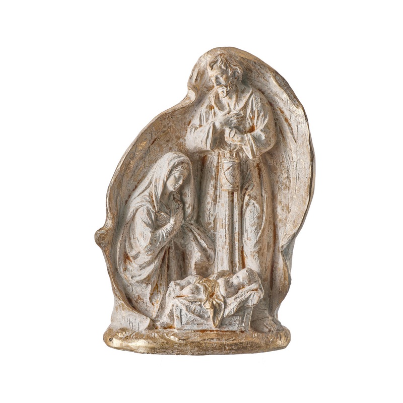 Resin Antique Holy Family 22″