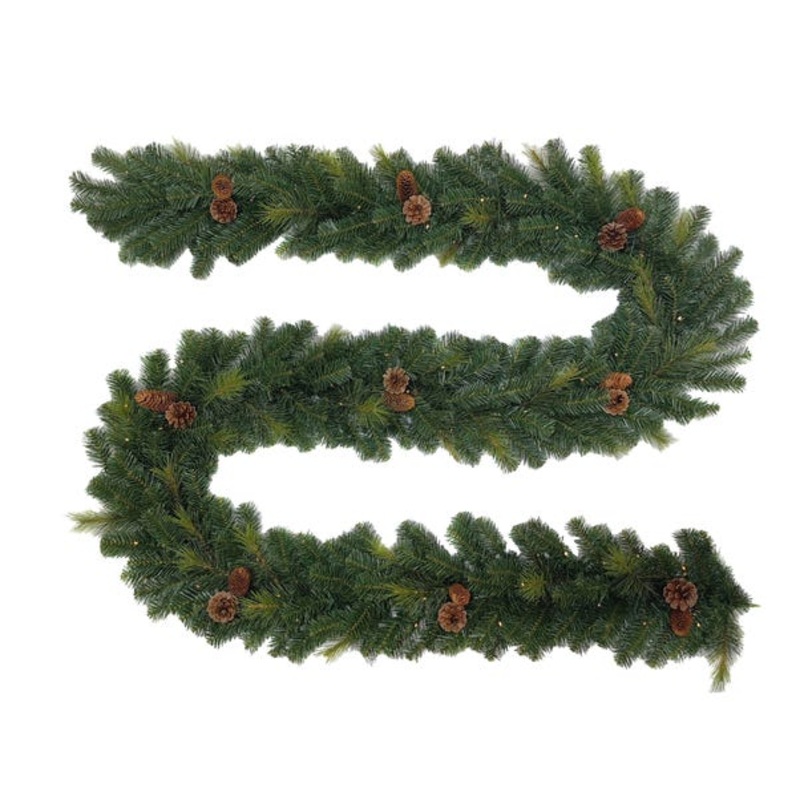 12ft Artificial Vermont Pine Garland