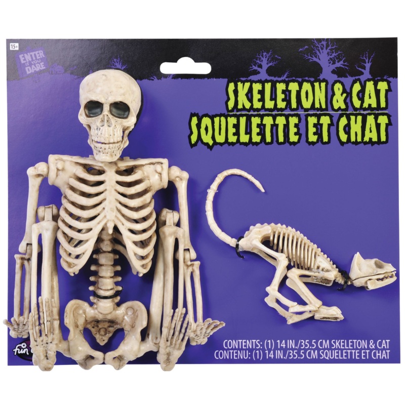 14″ Skeleton Walker and Pet Assortment