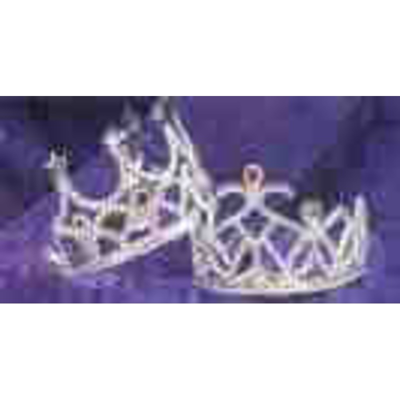 Tiara With Colored Stones Gold