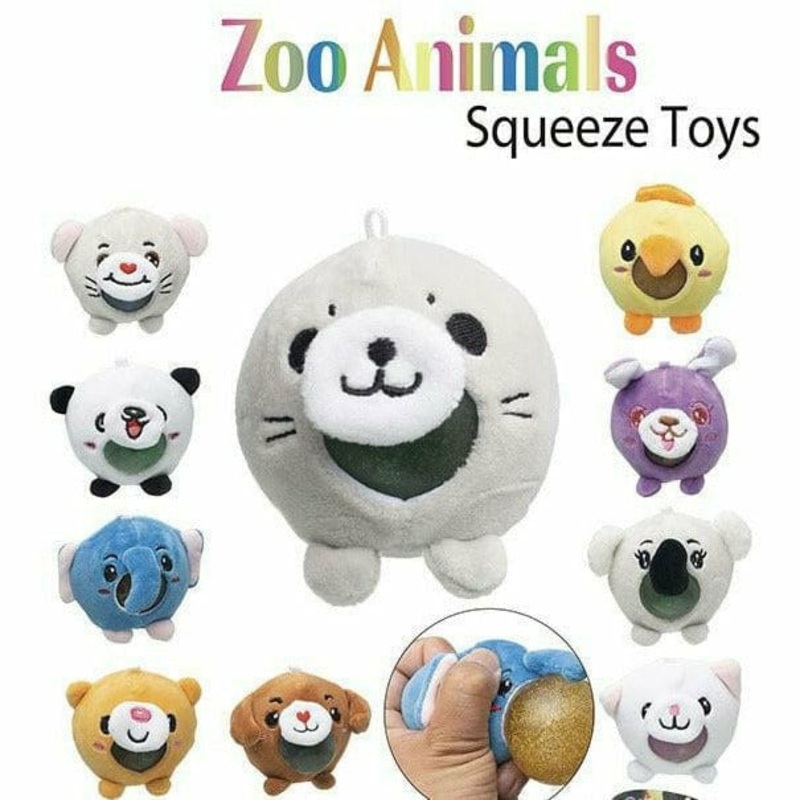 Zoo Animal Squeeze Toy