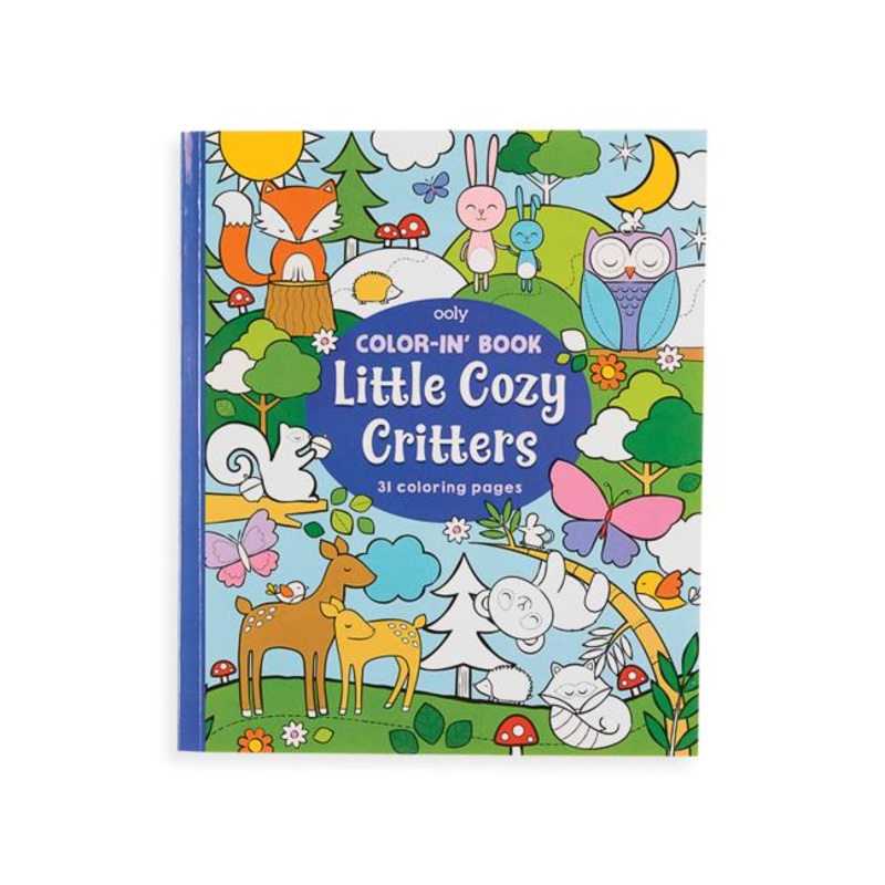 Color-in’ Book: Little Cozy Critters