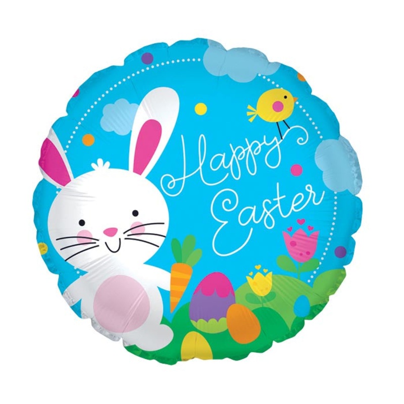 17″ EASTER BUNNY PATCH Balloon