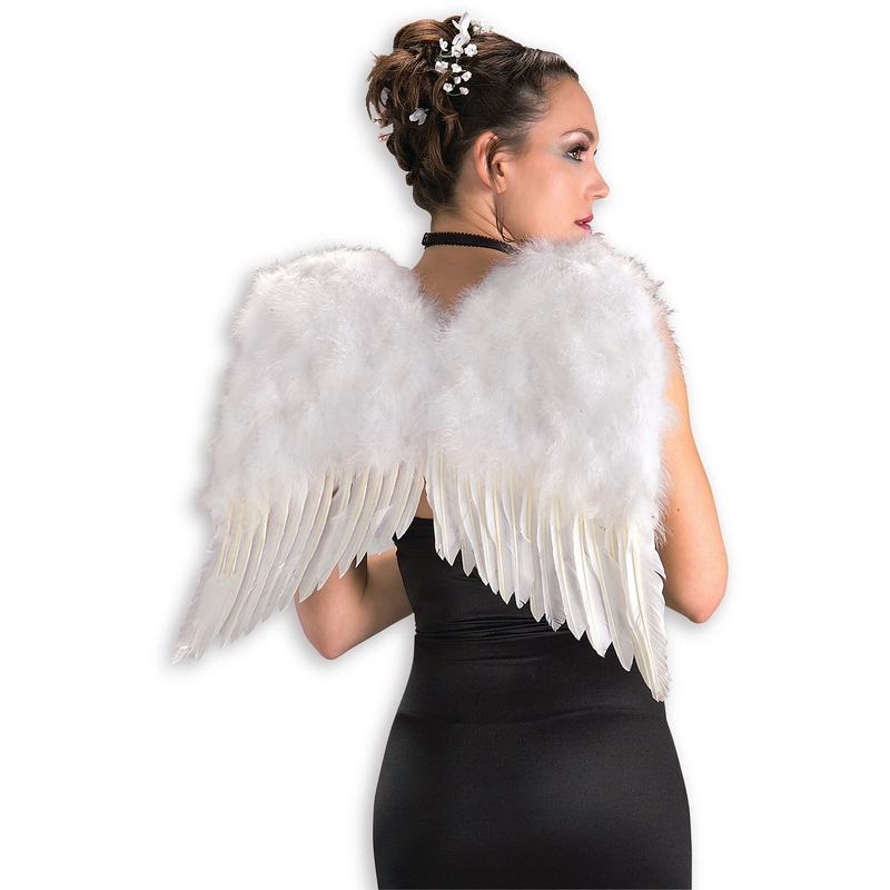 20″ Feather Wings White