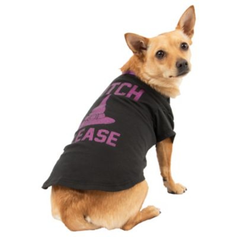 “Witch Please” Dog Shirt Halloween Accessory