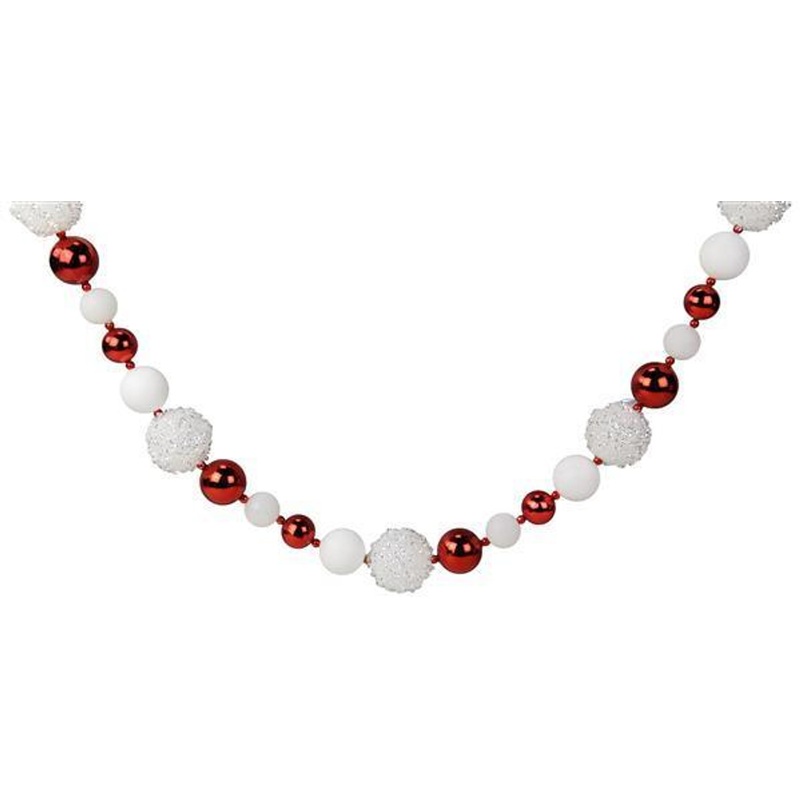 72″ Sequin Glitter Ball Garland