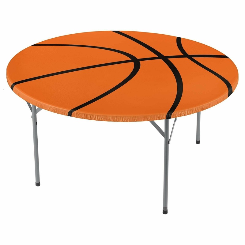 Basketball Round Table Cover w/Elastic