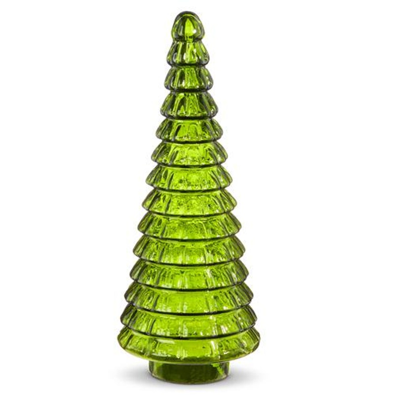 Green Glass Tree  15.25″