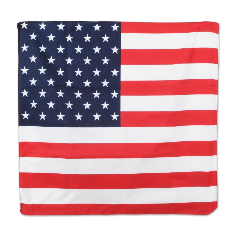 12 Pack Bulk Patriotic Bandana