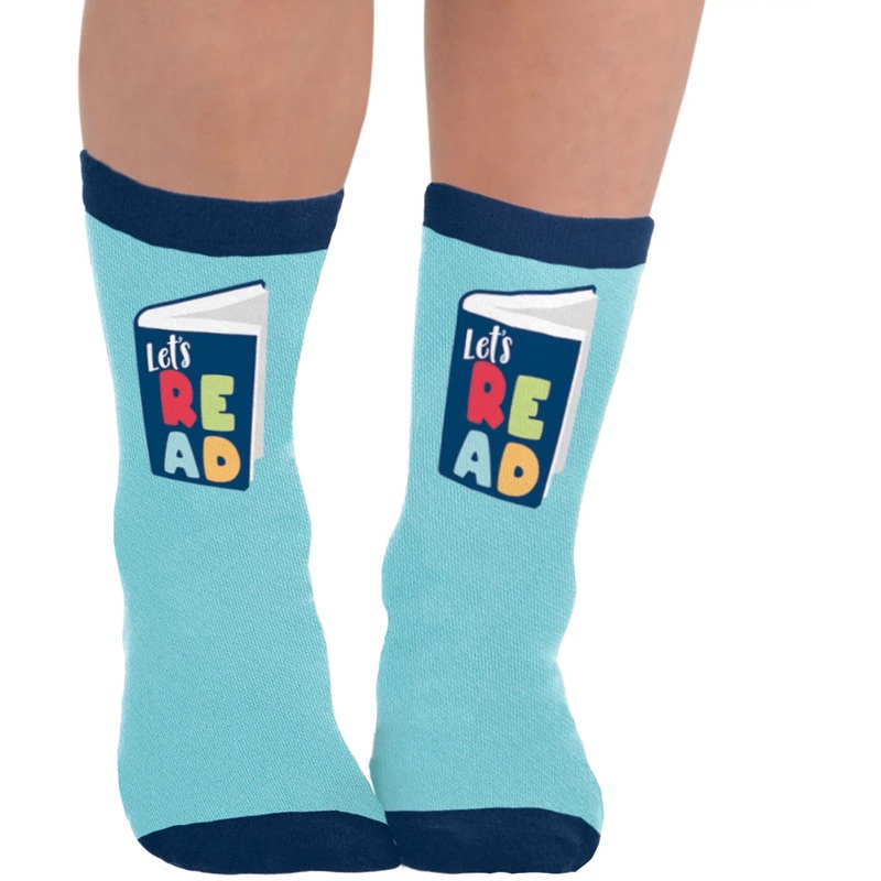 “Let’s Read” Child Crew Socks