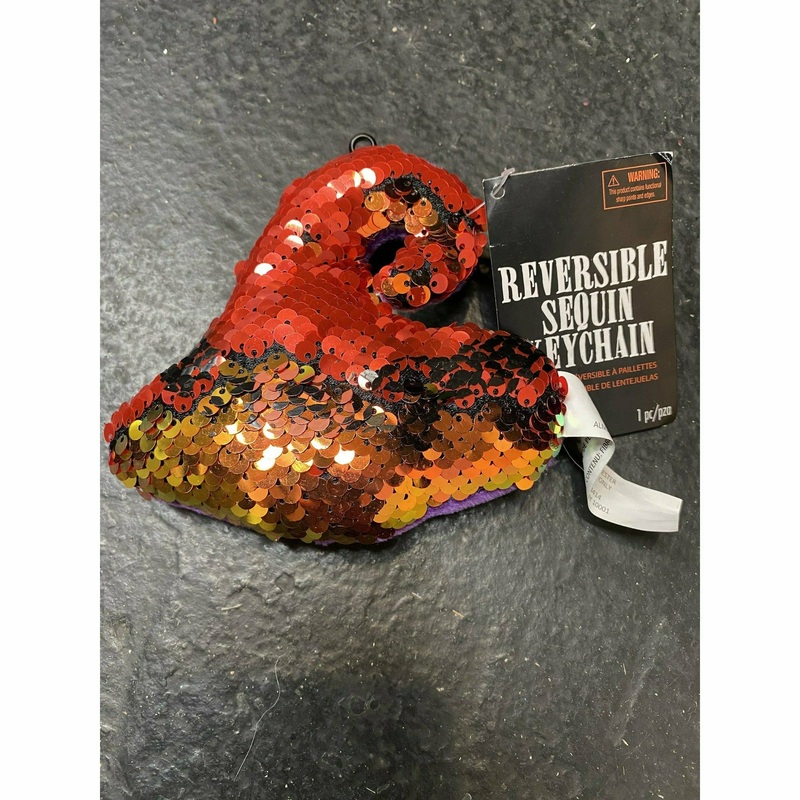 Witch Hat Reversible Sequin Keychain