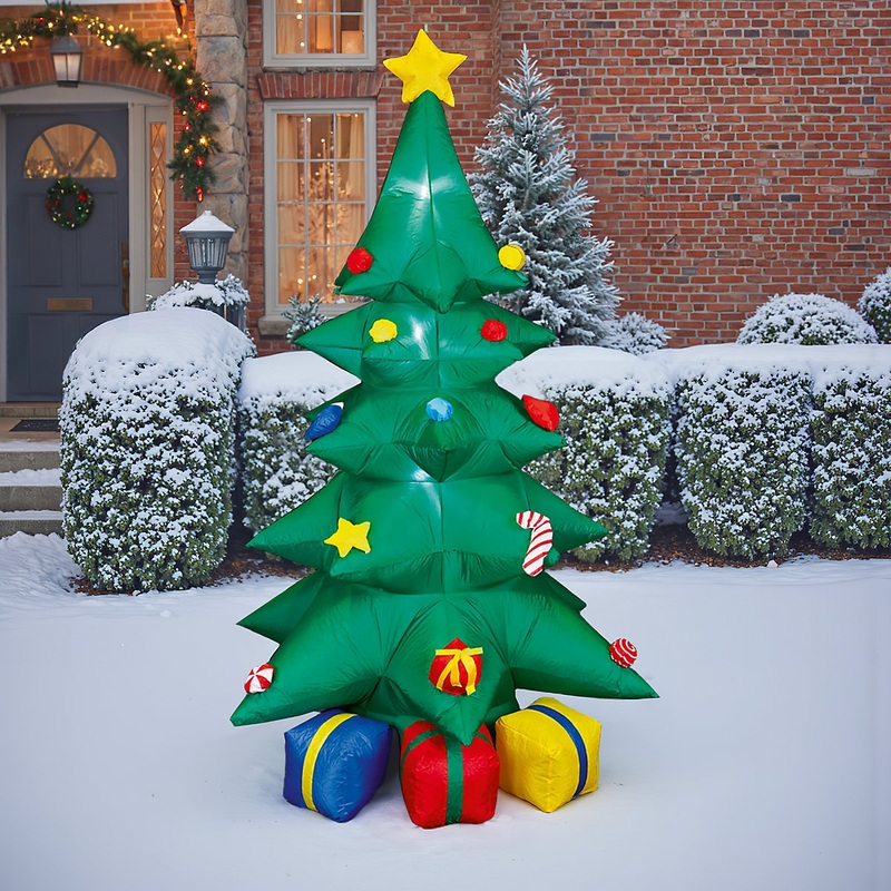 (H)2.44m LED Christmas Tree Inflatable