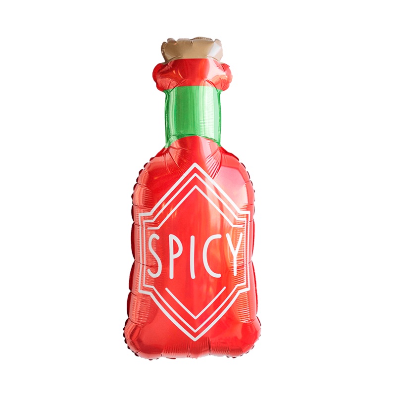 “Spicy” Bottle Mylar Balloons