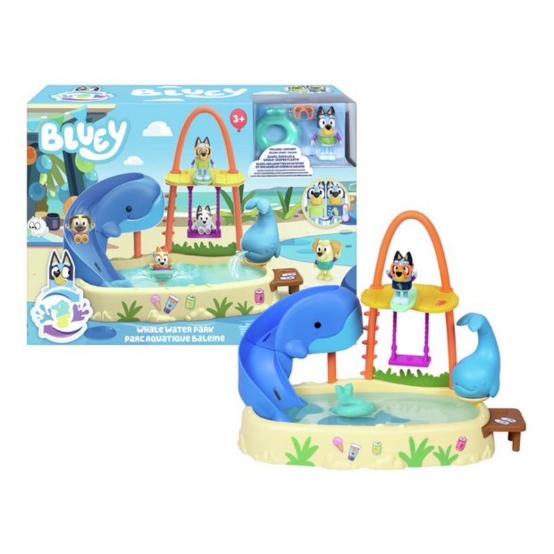 Bluey Whale Water Park Playset
