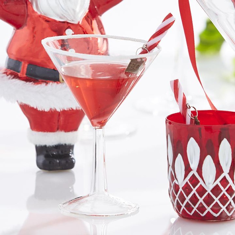 5.75″ Christmas Cocktail Ornament