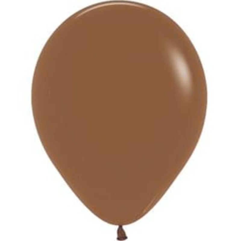 11 Inch Sempertex Deluxe Coffee Latex  Balloons (100 Pack) – Party Supplies Decorations