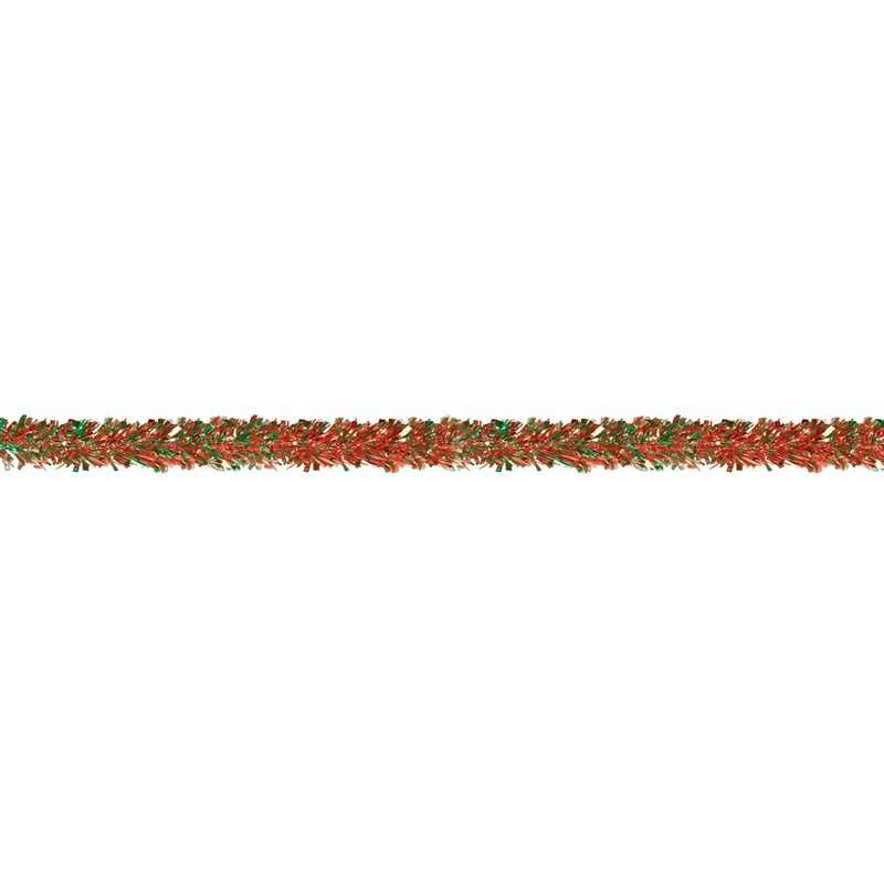12 Pack Bulk Christmas 6-Ply Metallic Festooning Garland – red/green