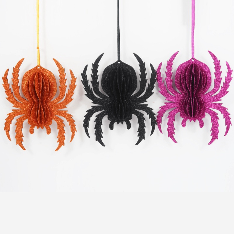 Accordion Spider Ornament, Small – 3 Color Options