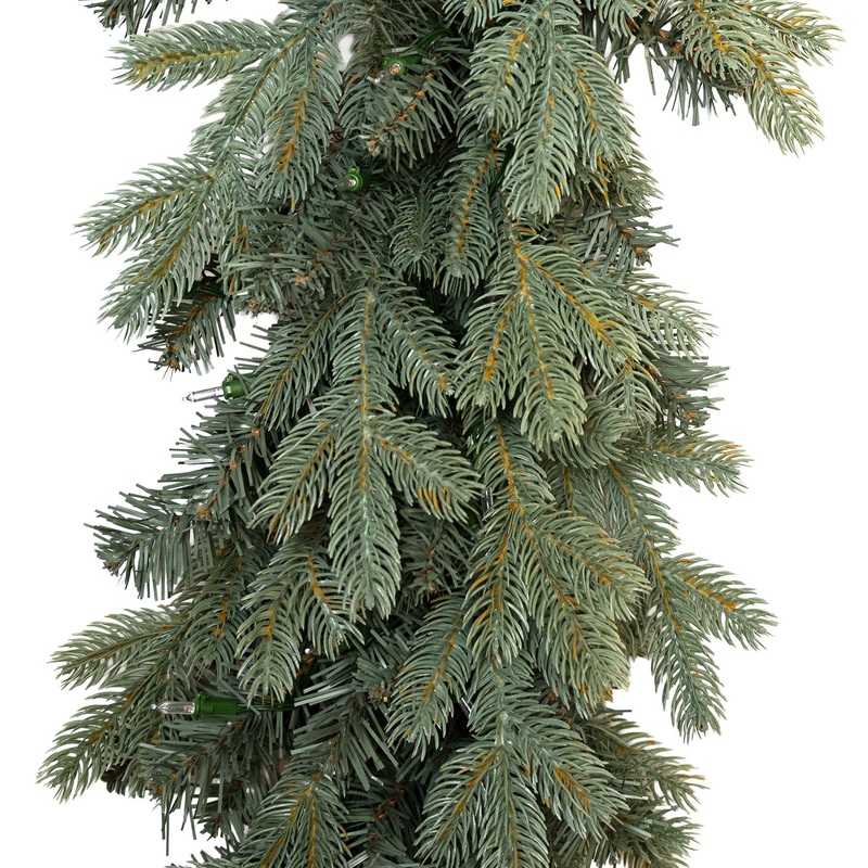9′ X 12″ Savoy Blue Spruce Garland – ColorChange LED