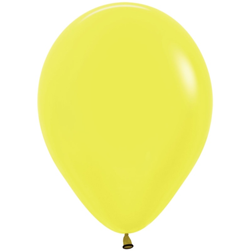 11 Inch Sempertex  Neon Yellow  Balloons (100 Pack) – Party Supplies Decorations