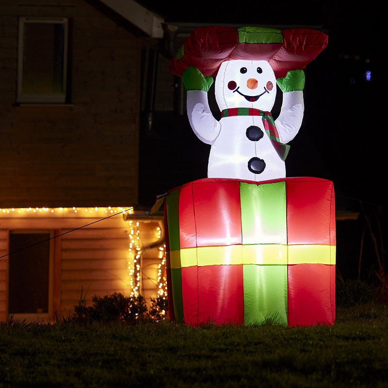 (H)1.52m LED Christmas Snowman Inflatable