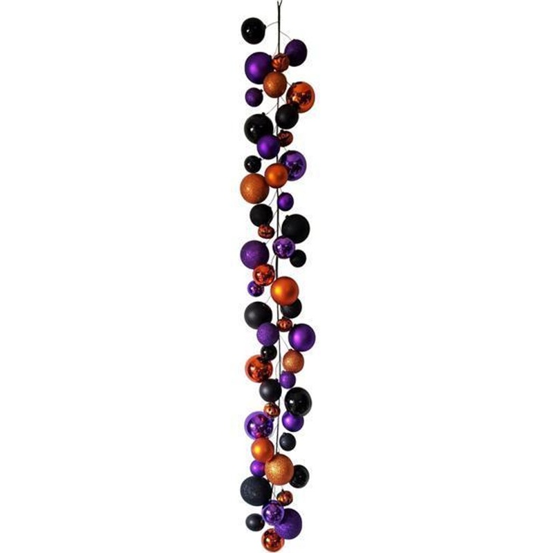 6′ Effortless Halloween Ornament Garland