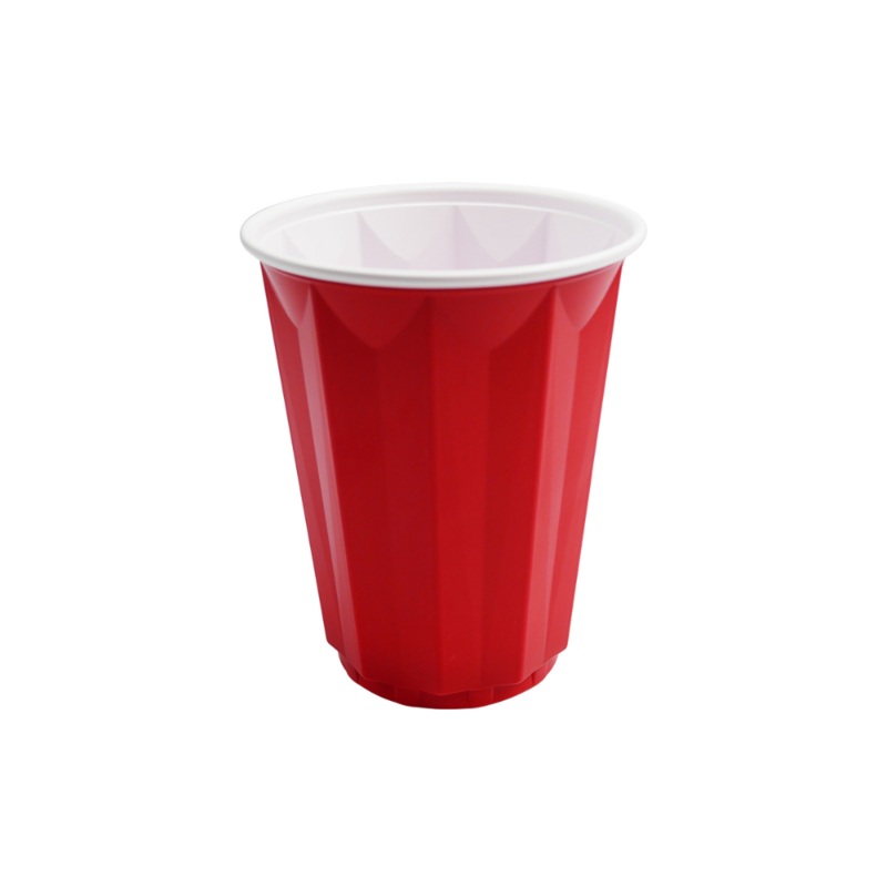 16 OZ. DIAMOND PARTY CUPS  RED 64 CT.