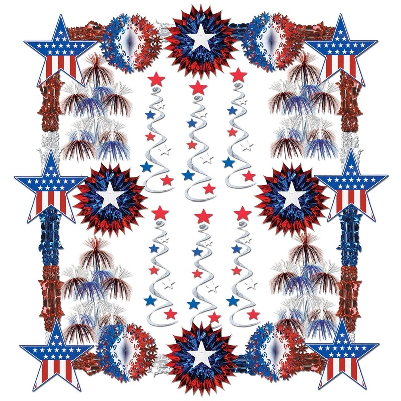 Patriotic Reflections Party Decorating Kit