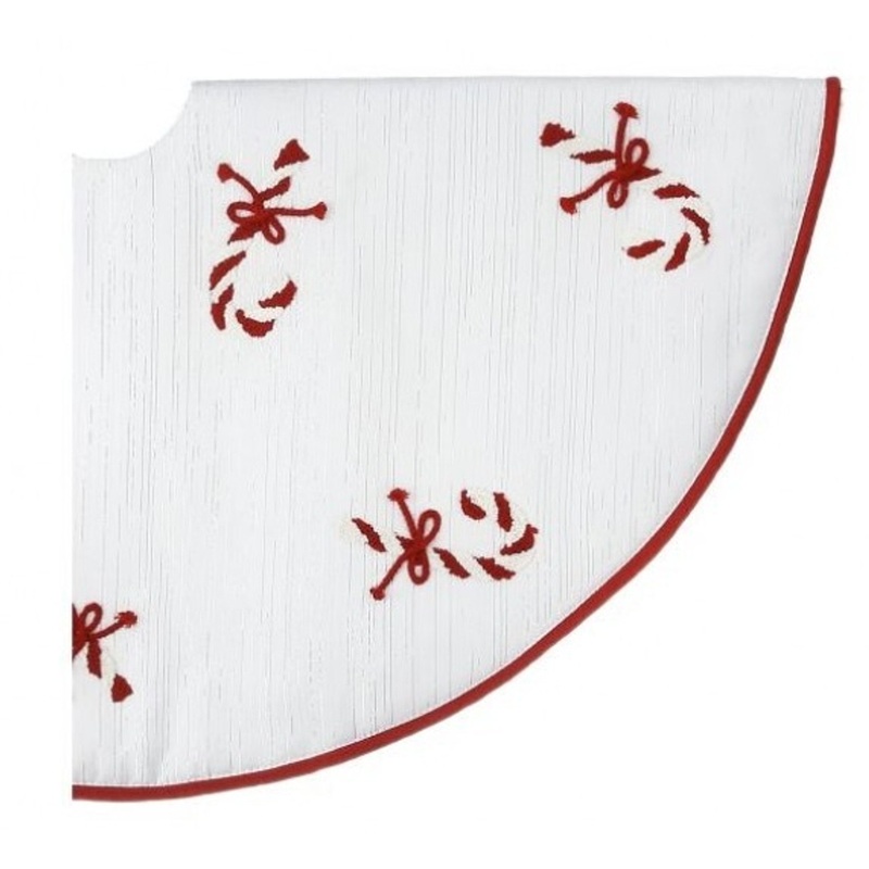 Candy Cane Tree Skirt, 48″