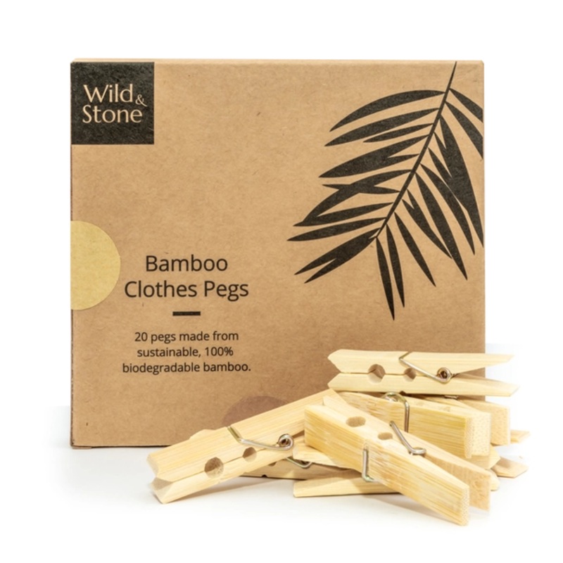 Wooden Clothes Pegs – Pack of 20