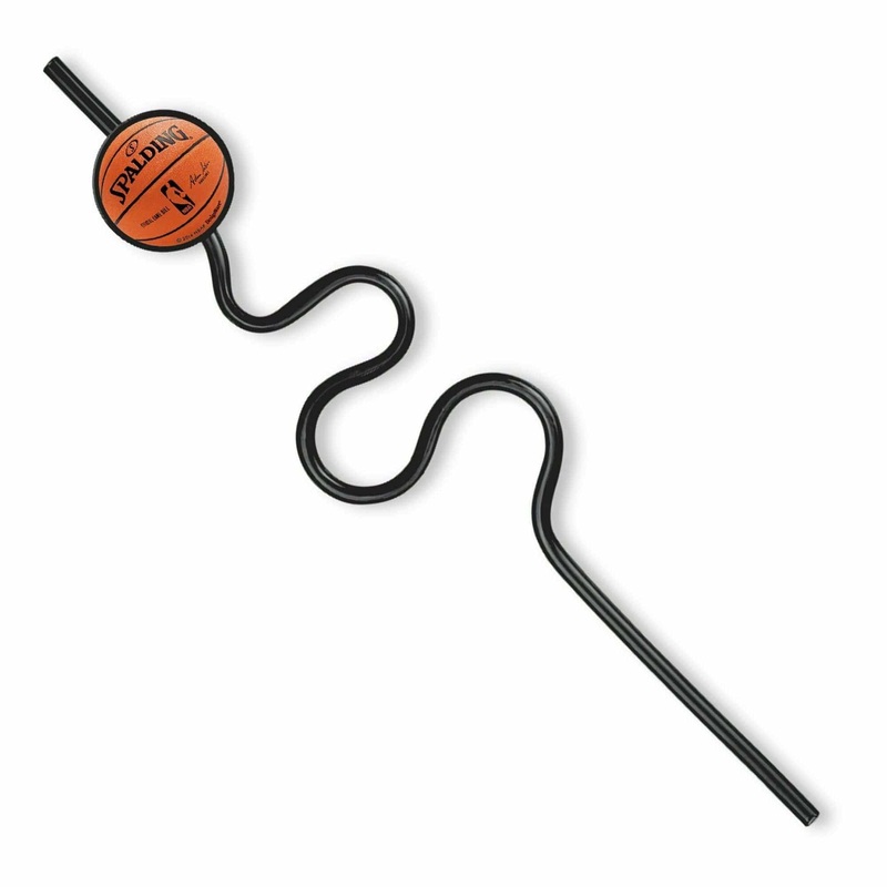 Spalding Basketball Krazy Straw
