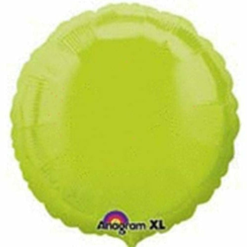 068 17″ Kiwi Green Circle Foil